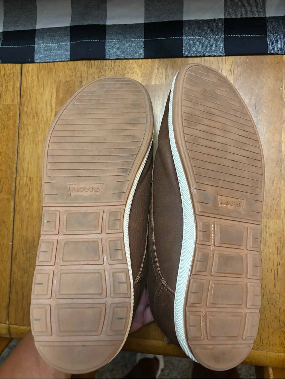 Levi’s Men's Brown Leather Casual Sneakers